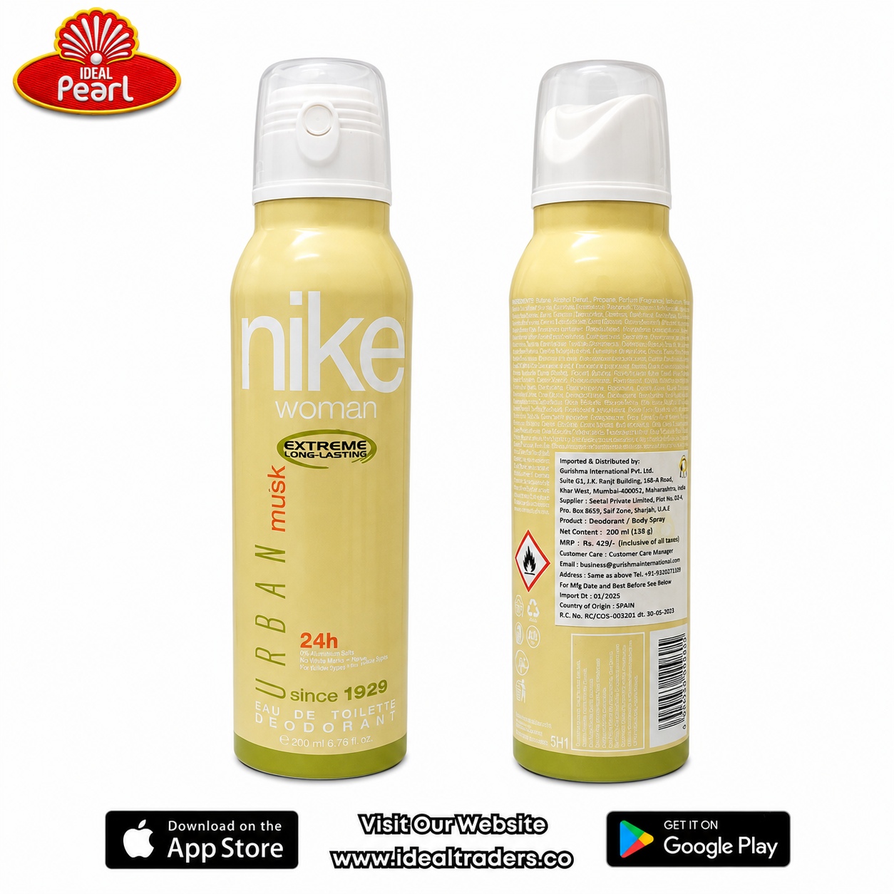 Nike Women Eau De Toilette Deodorant 200ml