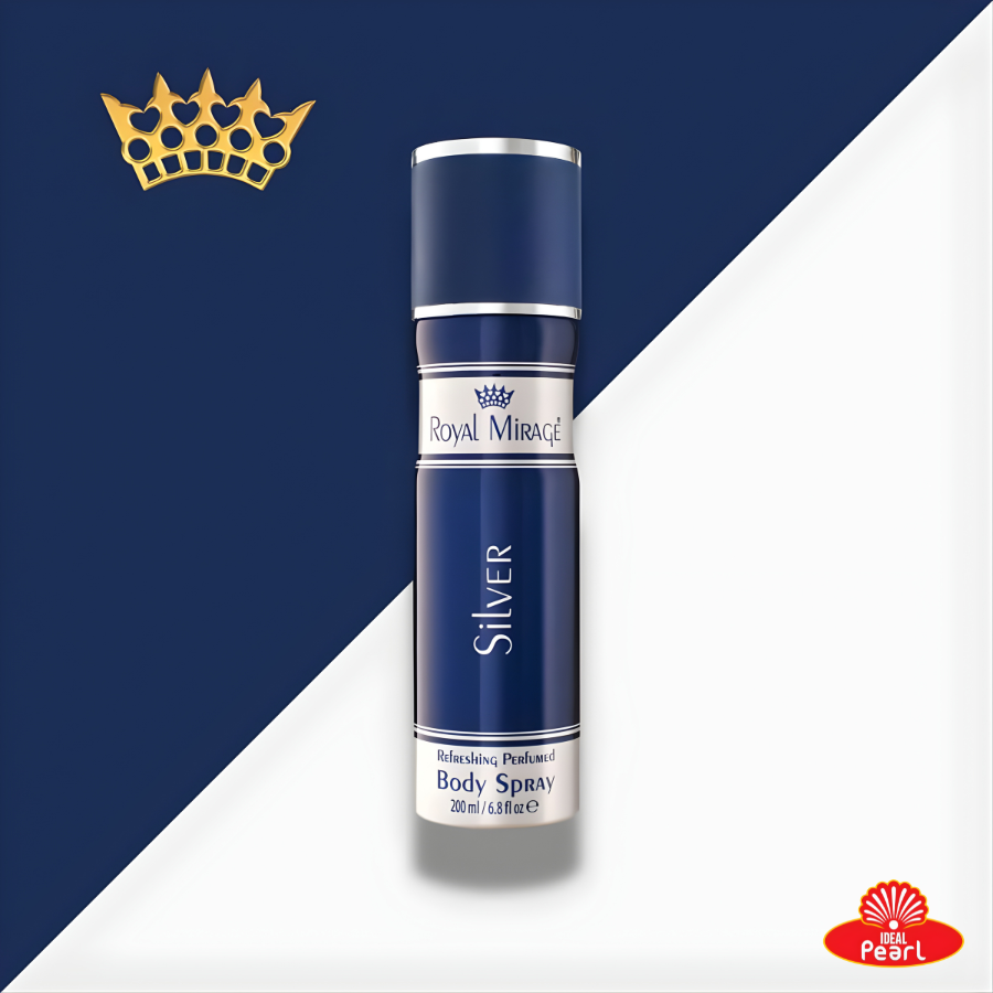 ROYAL MIRAGE SILVER REFRESHING PERFUMED BODY SPRAY - 200ML