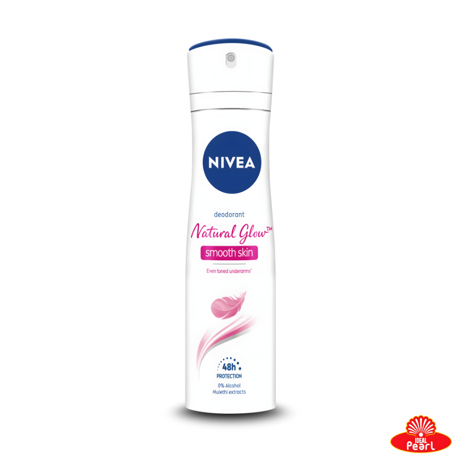 NIVEA NATURAL GLOW SMOOTH SKIN DEODORANT BODY SPRAY - 150ML