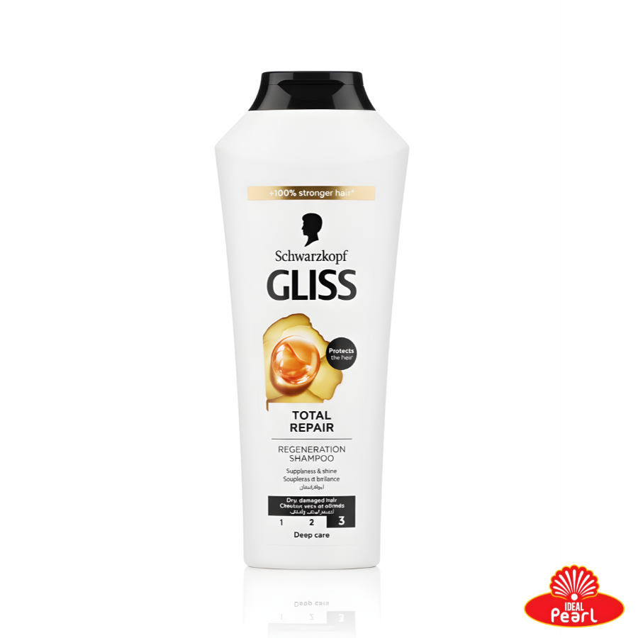 SCHWARZKOPF GLISS TOTAL REPAIR REGENERATION SHAMPOO - 400ML