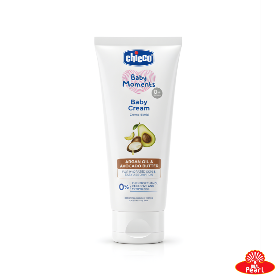CHICCO BABY MOMENTS BABY CREAM ARGAN OIL & AVOCADO BUTTER - 100G