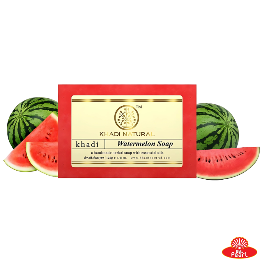 KHADI NATURALS WATERMELON SOAP HANDMADE -125G