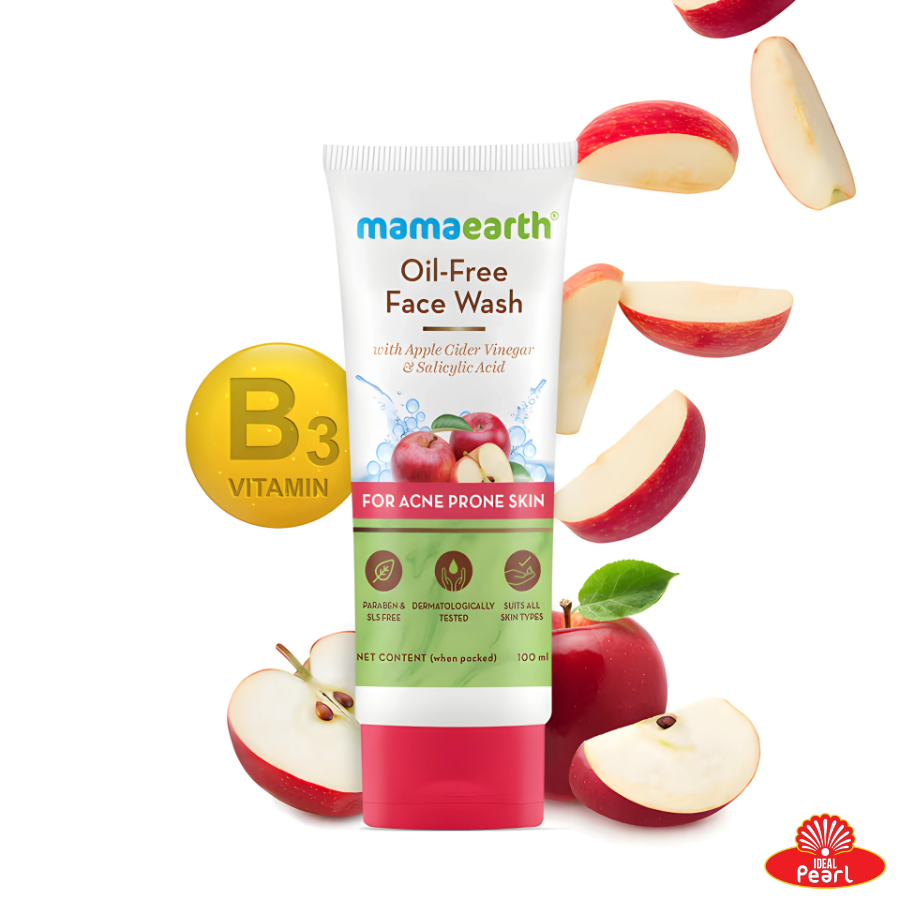 MAMA EARTH OIL-FREE FACE WASH FOR ACNE PRONE SKIN - 100ML