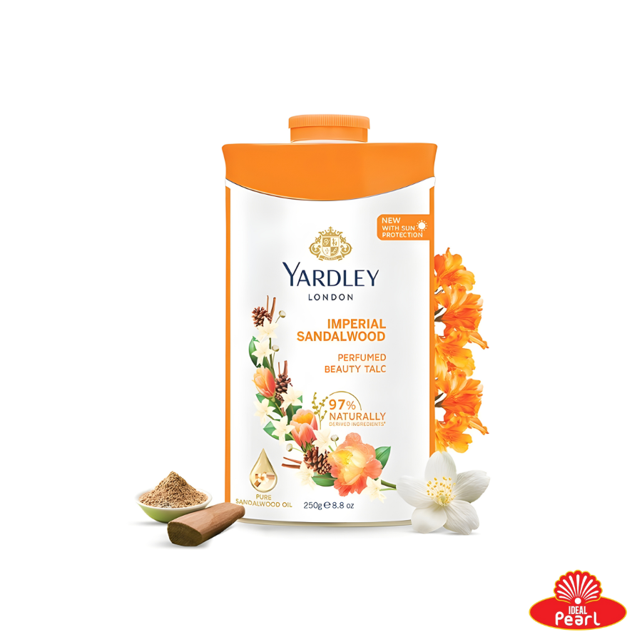 YARDLEY LONDON IMPERIAL SANDALWOOD PERFUMED BEAUTY TALC – 100G