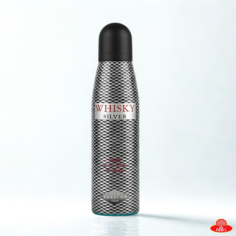 WHISKY SILVER BODY SPRAY 200ML