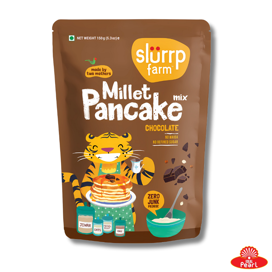 SLURRP FARM MILLET PANCAKE MIX (CHOCOLATE) - 150G
