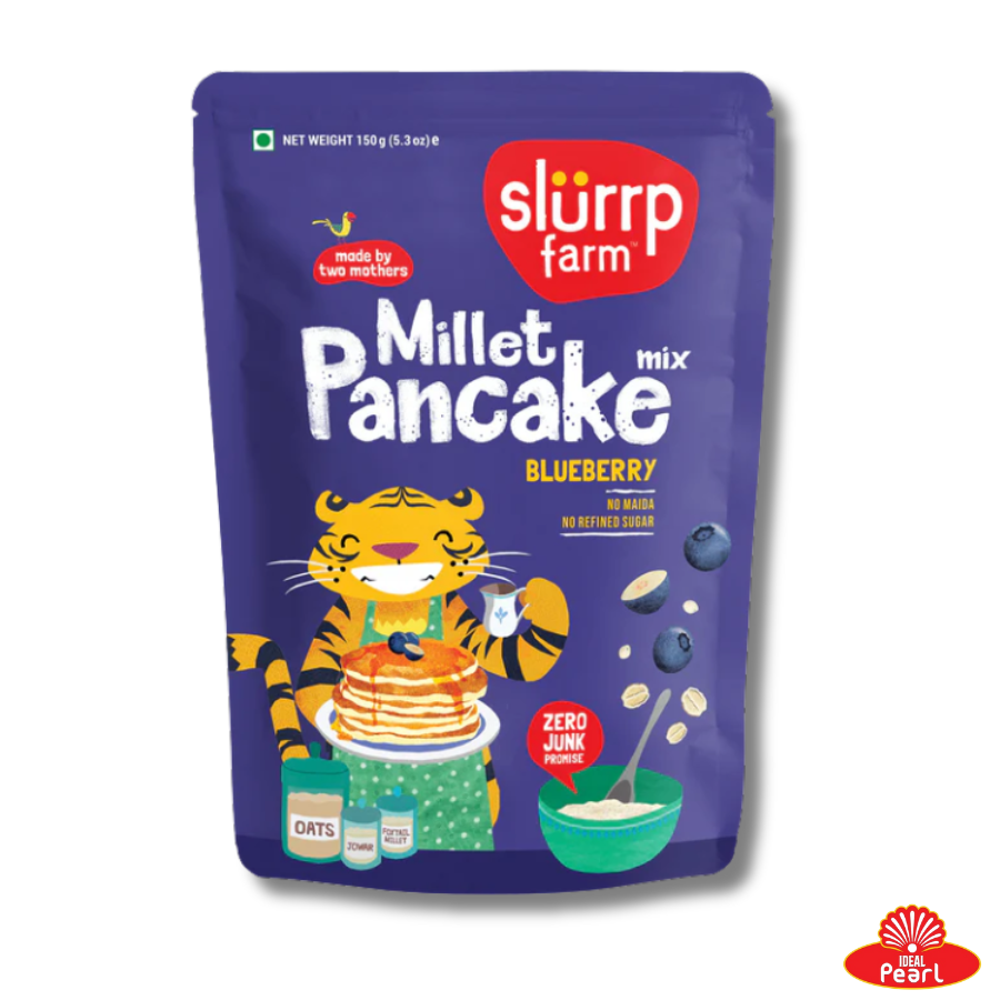 SLURRP FARM MILLET PANCAKE MIX (BLUEBERRY) - 150G
