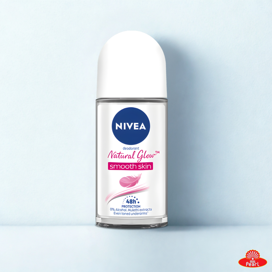 NIVEA NATURAL GLOW SMOOTH SKIN WOMEN ROLL ON 50ML