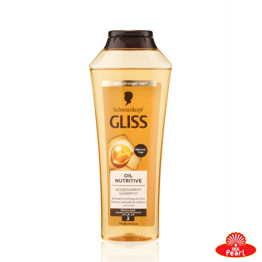 SCHWARZKOPF GLISS OIL NUTRITIVE NOURISHMENT SHAMPOO - 400ML