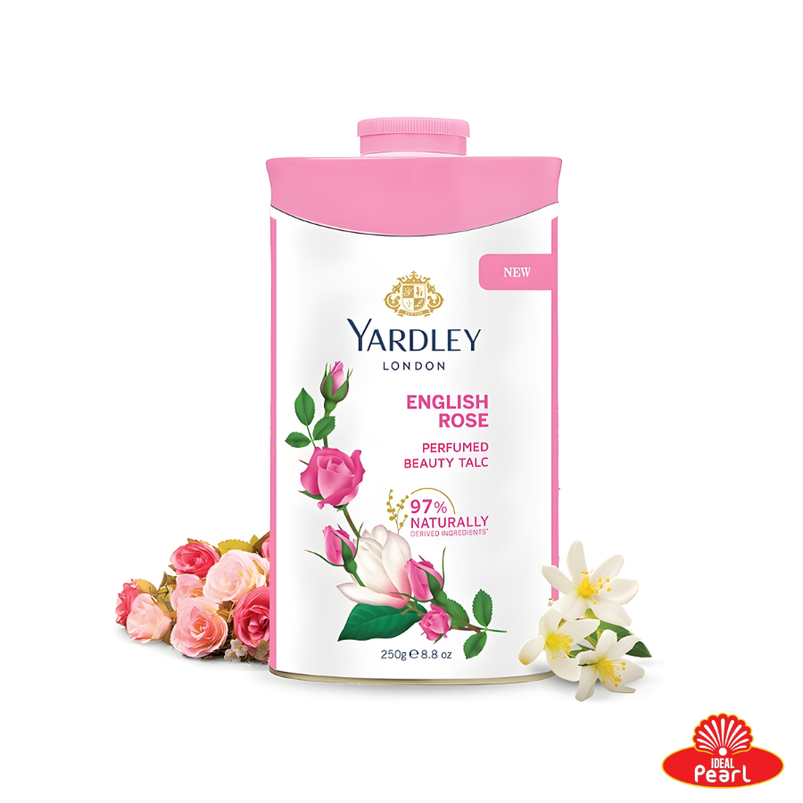 YARDLEY LONDON ENGLISH ROSE PERFUMED BEAUTY TALC – 100G
