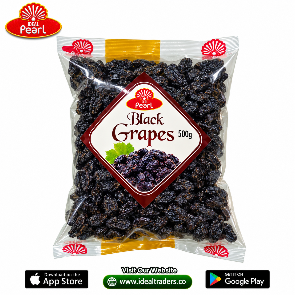 Black Grapes Seedless (Raisins) (500g)