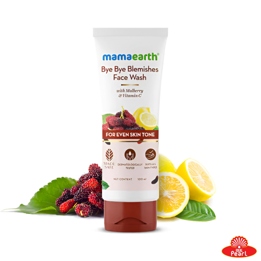 MAMA EARTH BYE BYE BLEMISHES FACE WASH FOR EVEN SKIN TONE - 100ML