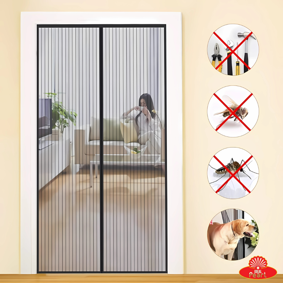XINYU MAGNETIC DOOR MESH SCREEN - 100X210CM