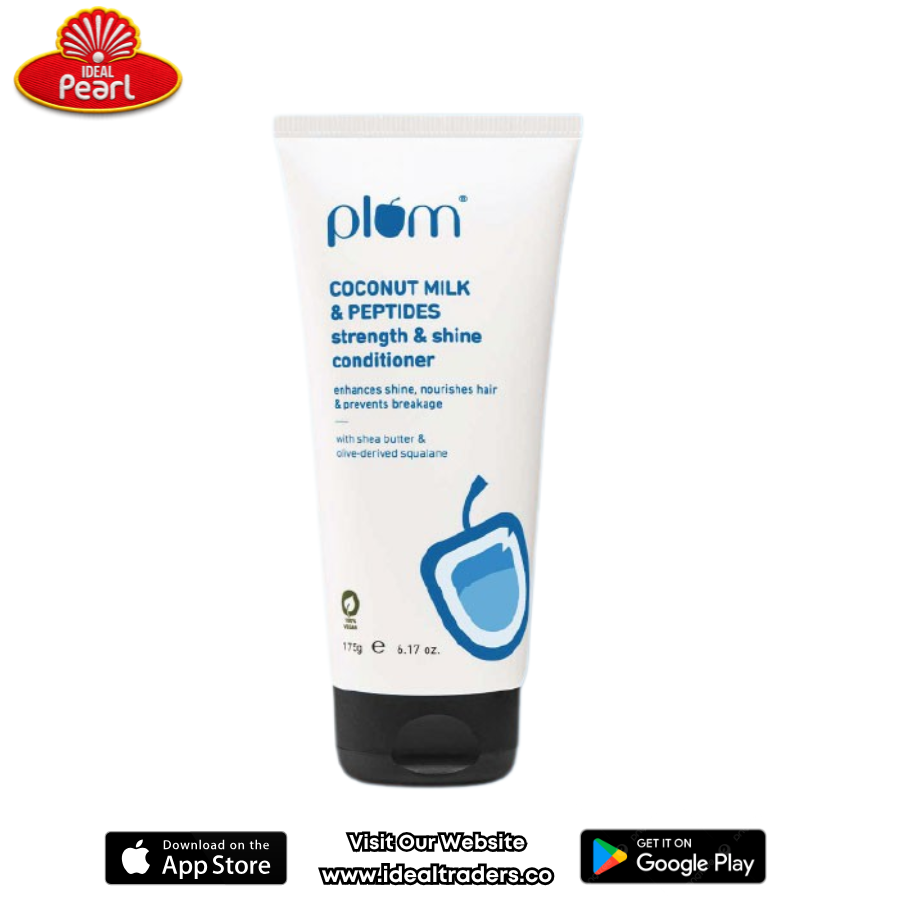 PLUM coconut & peptides strength & shine conditioner 175gm