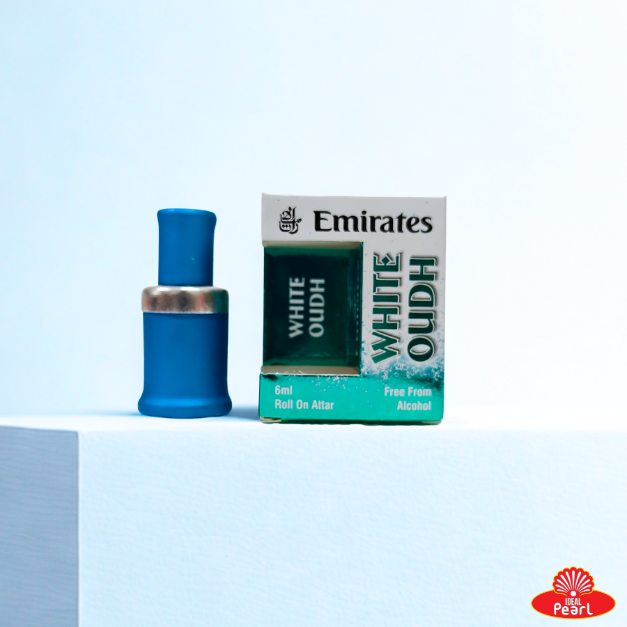 EMIRATES WHITE OUDH - 6ML ROLL ON PERFUME (FREE FROM ALCOHOL)