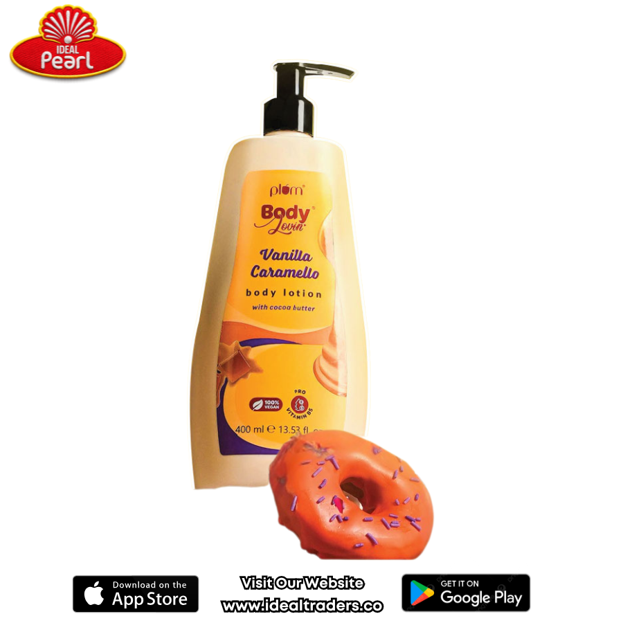 PLUM vanilla caramello body lotion 400ML