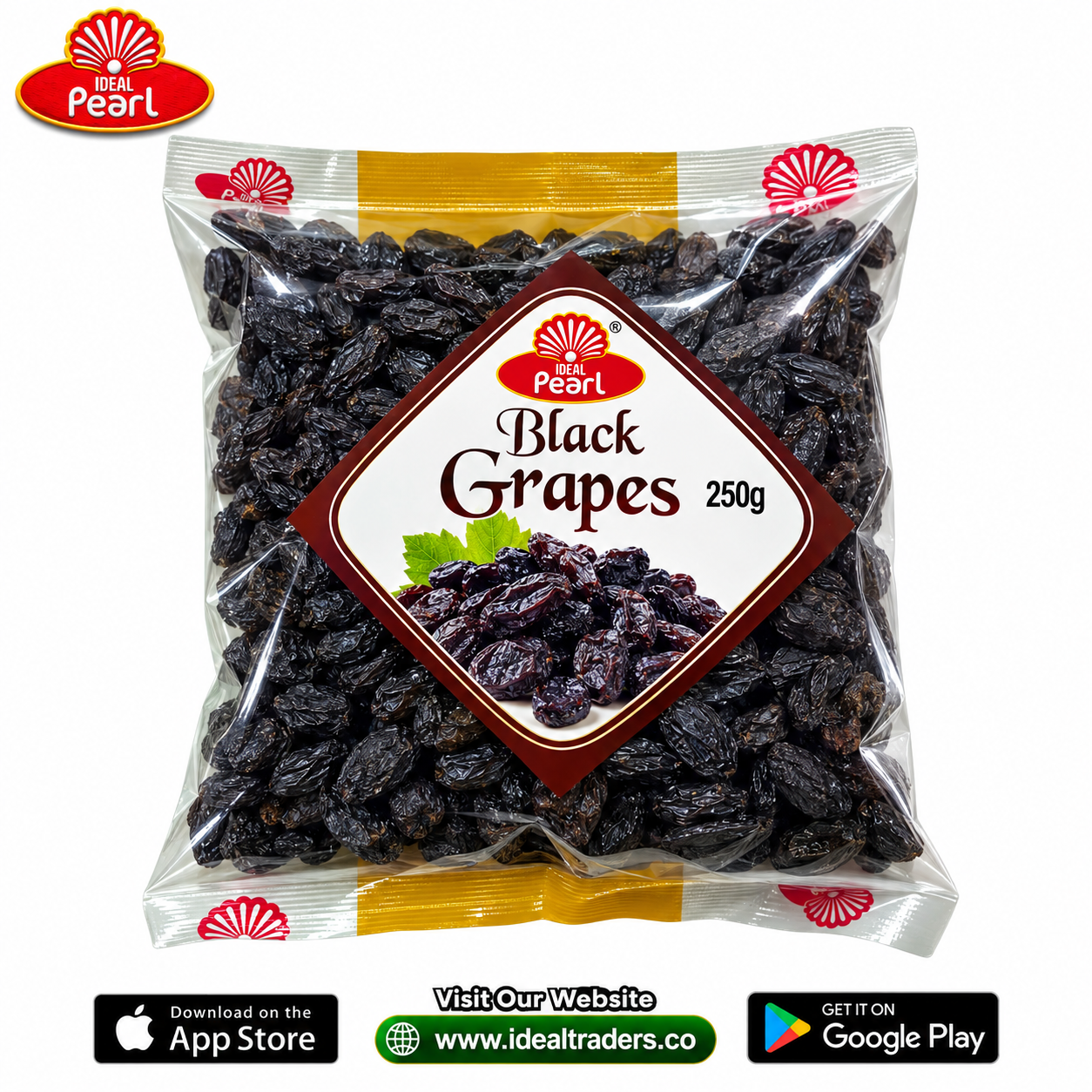 Black Grapes Seedless (Raisins) (250g)
