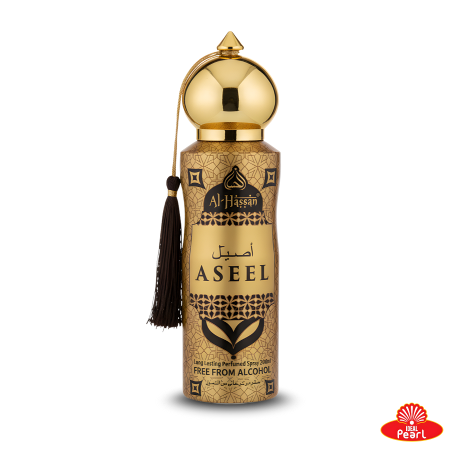 AL-HASSAN ASEEL LONG LASTING PERFUMED SPRAY – 200ML