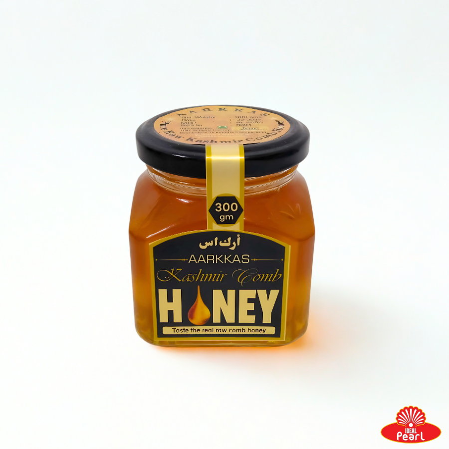 AARKKAS PURE RAW KASHMIR COMB HONEY (300G)