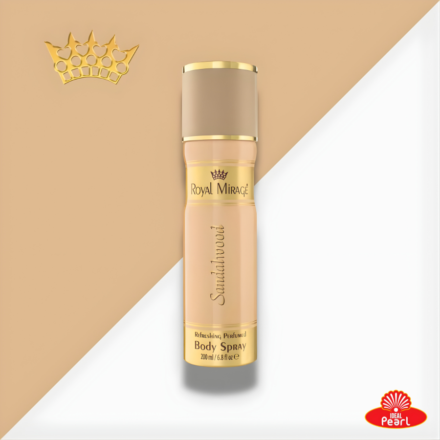 ROYAL MIRAGE SANDALWOOD REFRESHING PERFUMED BODY SPRAY - 200ML