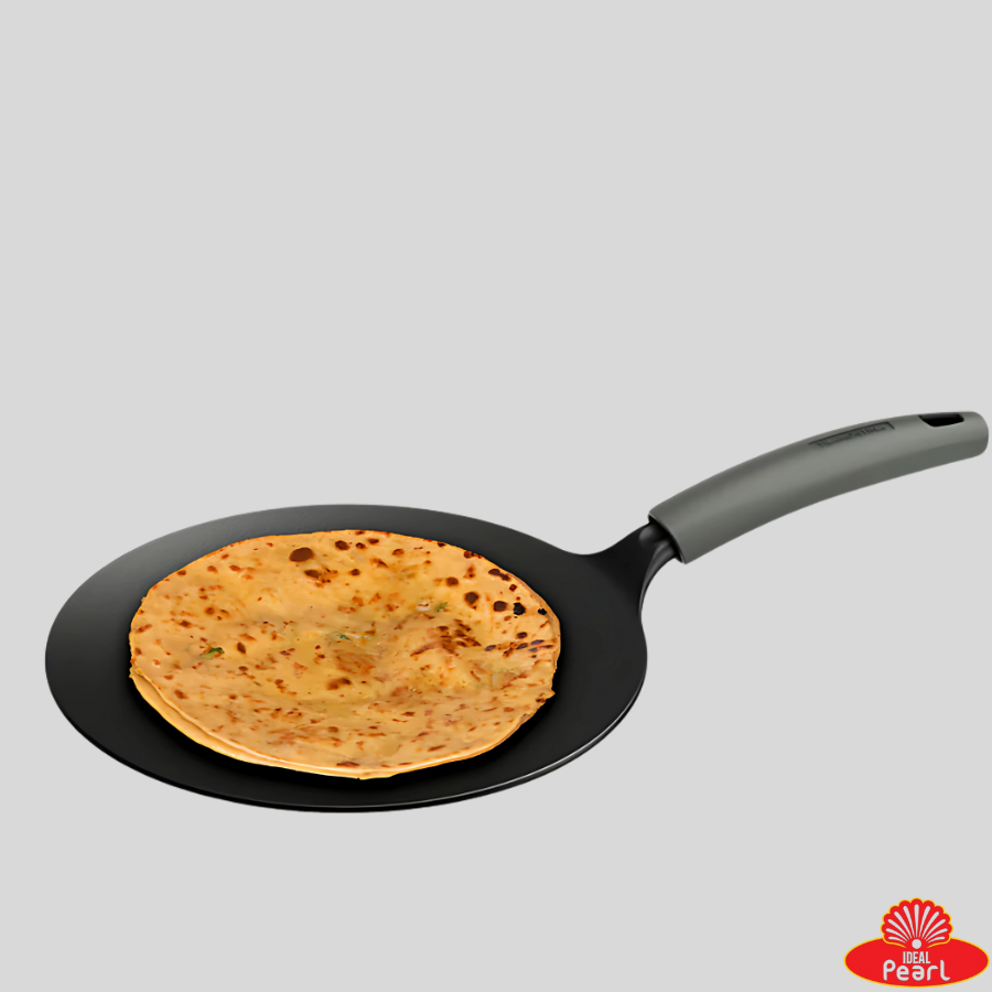 Titanex 26 cm Pre-Seasoned Cast Iron Roti Tawa