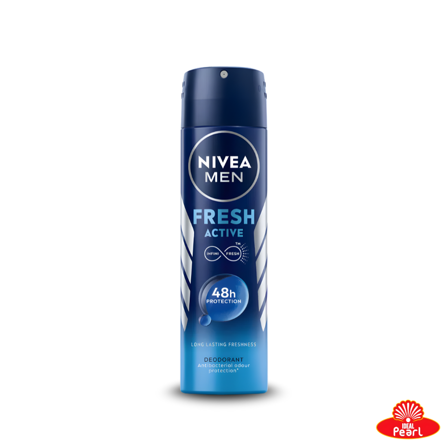 NIVEA MEN FRESH ACTIVE DEODORANT BODY SPRAY - 150ML
