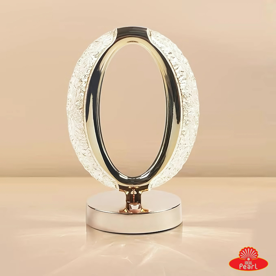 MODERN AURA RING TOUCH LED TABLE LAMP