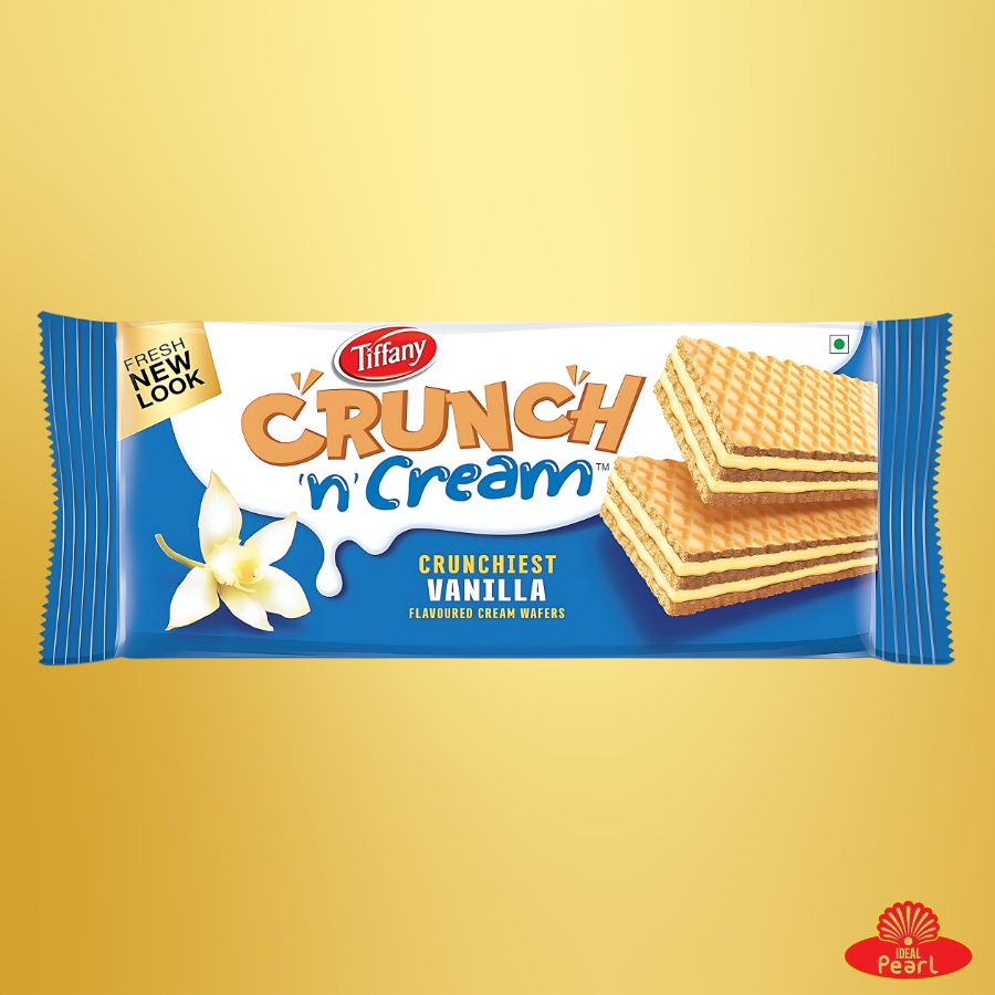 TIFFANY CRUNCH 'N' CREAM VANILLA FLAVOURED CREAM WAFER - 135G