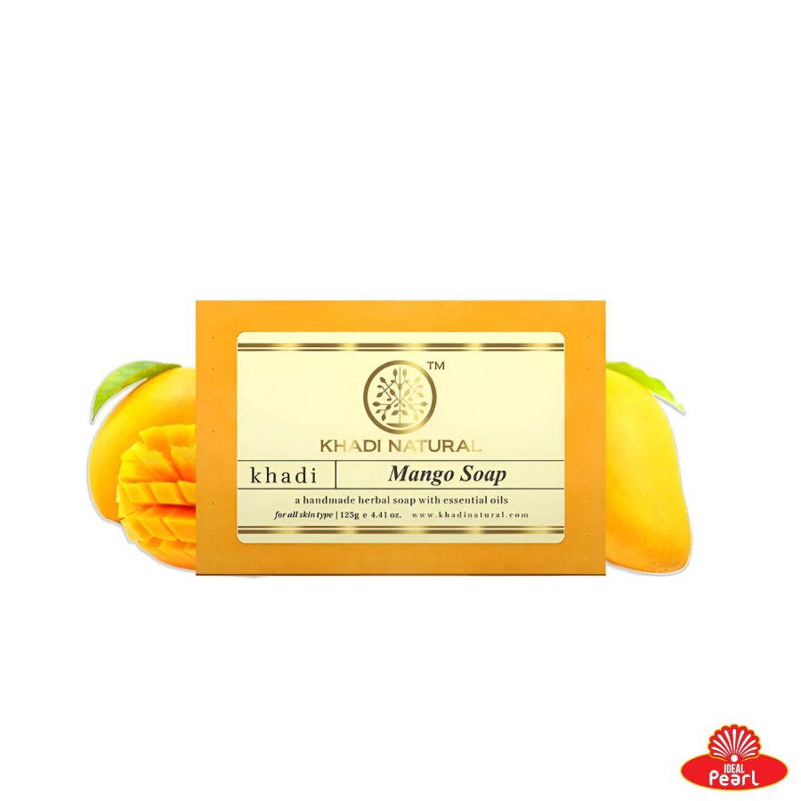 KHADI NATURALS MANGO SOAP HANDMADE -125G