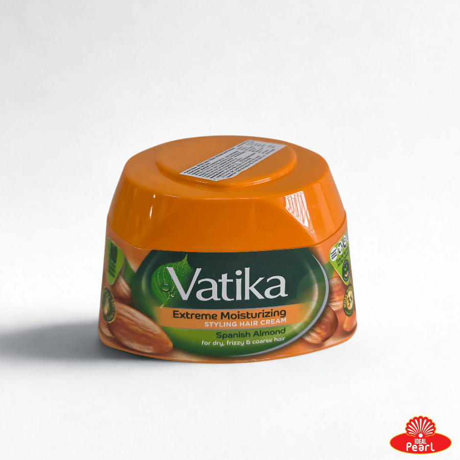 VATIKA IMPORTED EXTREME MOISTURIZING SPANISH ALMOND STYLING HAIR CREAM  140ml