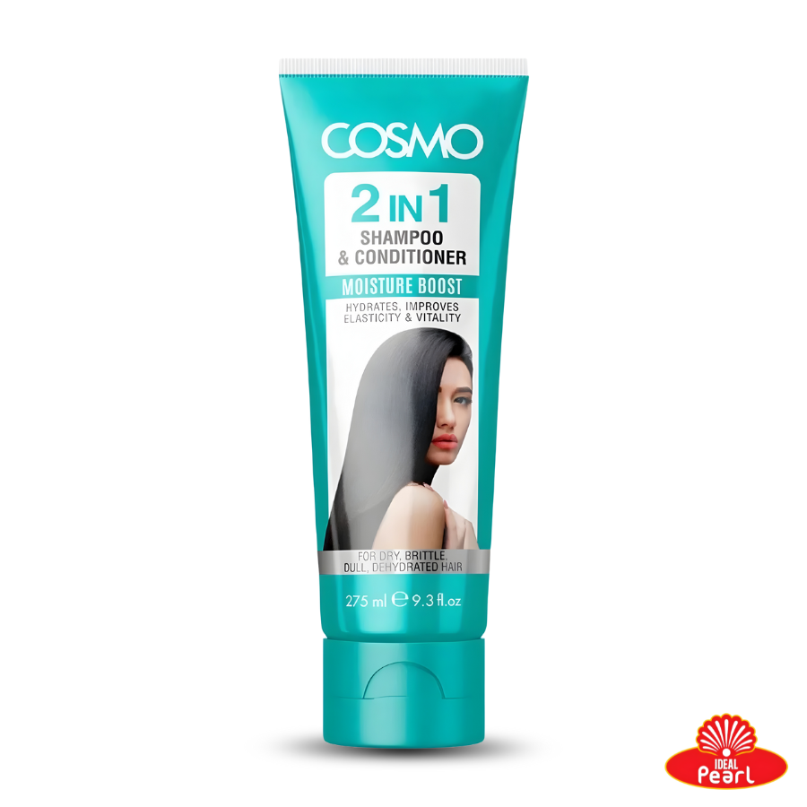 COSMO 2 IN 1 SHAMPOO & CONDITIONER MOISTURE BOOST - 275ML