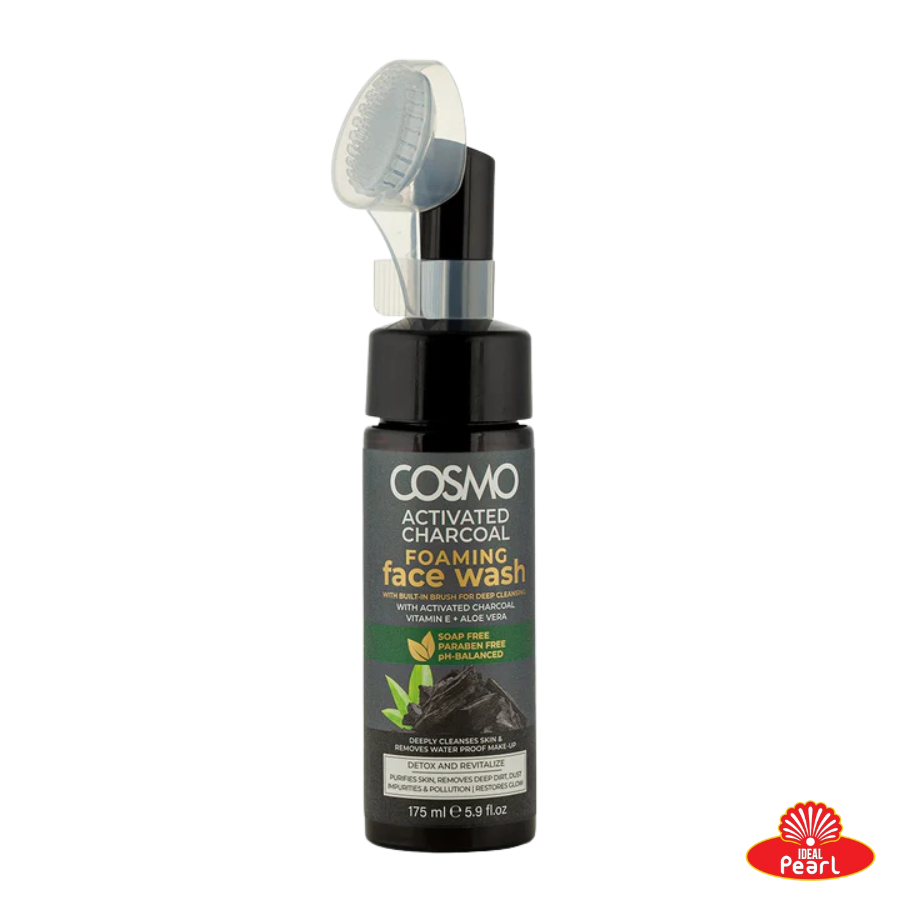 COSMO ACTIVATED CHARCOAL FOAMING FACE WASH - 175ML