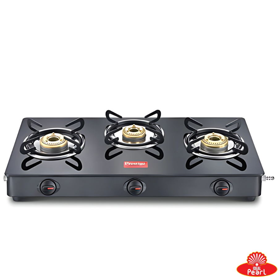 Prestige Magic Glass Top Gas Stove (3 Burners) - GTMC 03