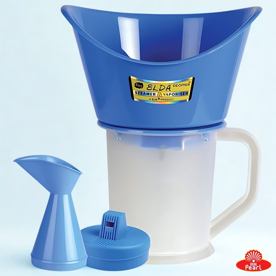OZOMAX ELDA RESPIRATORY STEAMER - 3 IN ONE (BL-184-EL)