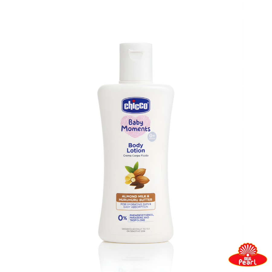 CHICCO BABY MOMENTS BODY LOTION – ALMOND MILK & MURUMURU BUTTER – 100ML