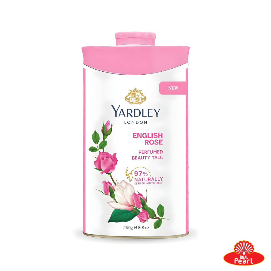 YARDLEY LONDON ENGLISH ROSE PERFUMED BEAUTY TALC – 250G