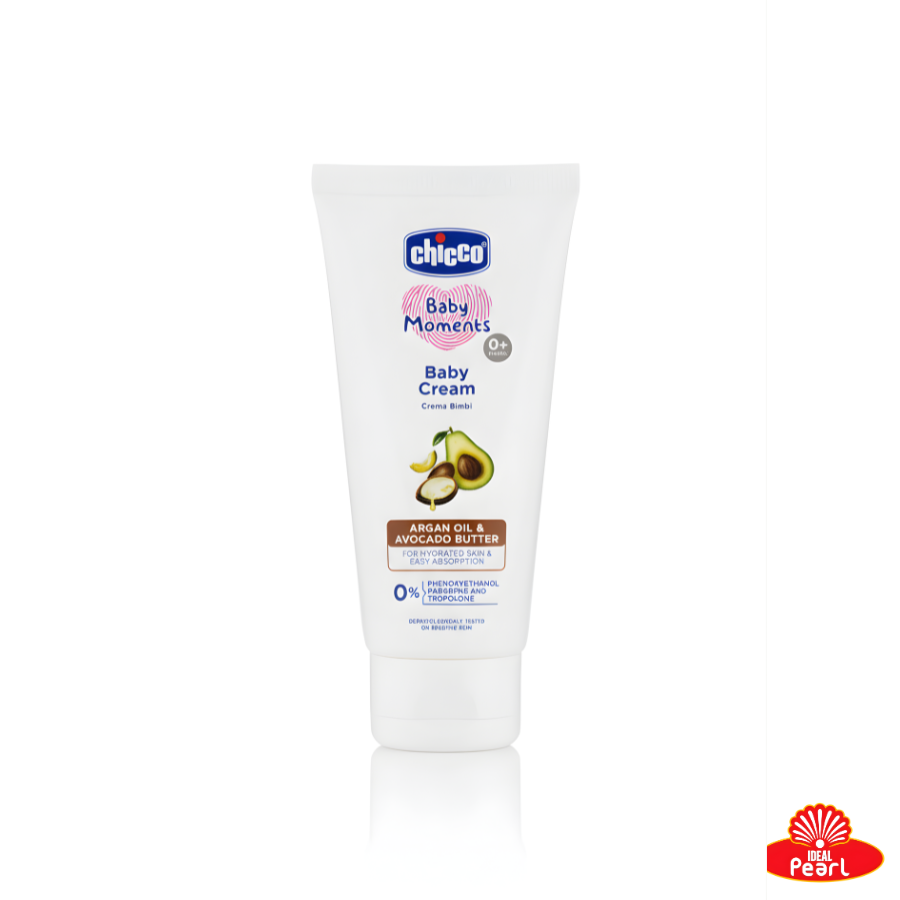 CHICCO BABY MOMENTS BABY CREAM ARGAN OIL & AVOCADO BUTTER - 50G