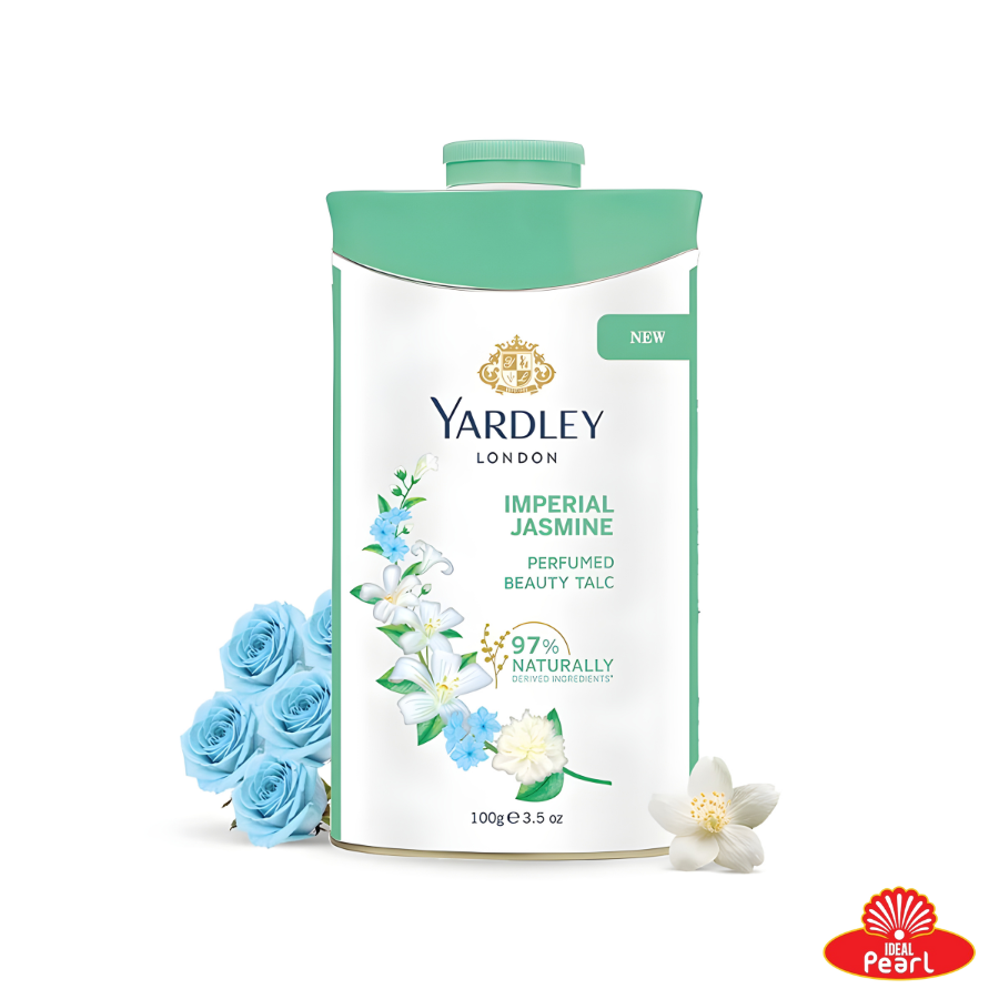 YARDLEY LONDON IMPERIAL JASMINE PERFUMED BEAUTY TALC – 100G