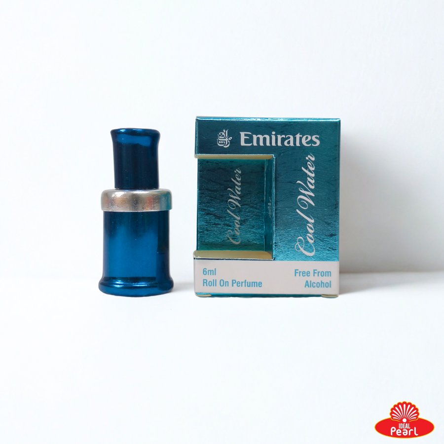 EMIRATES COOL WATER - 6ML ROLL ON PERFUME (FREE FROM ALCOHOL)