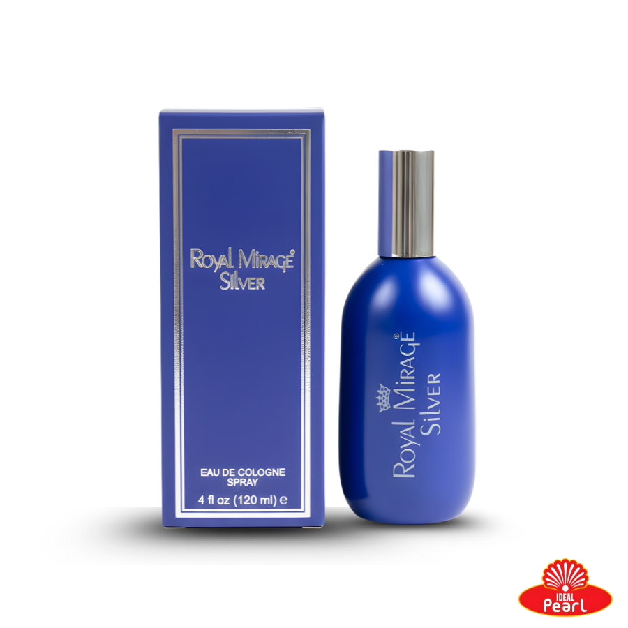 ROYAL MIRAGE SILVER EAU DE COLOGNE SPRAY (120ML)