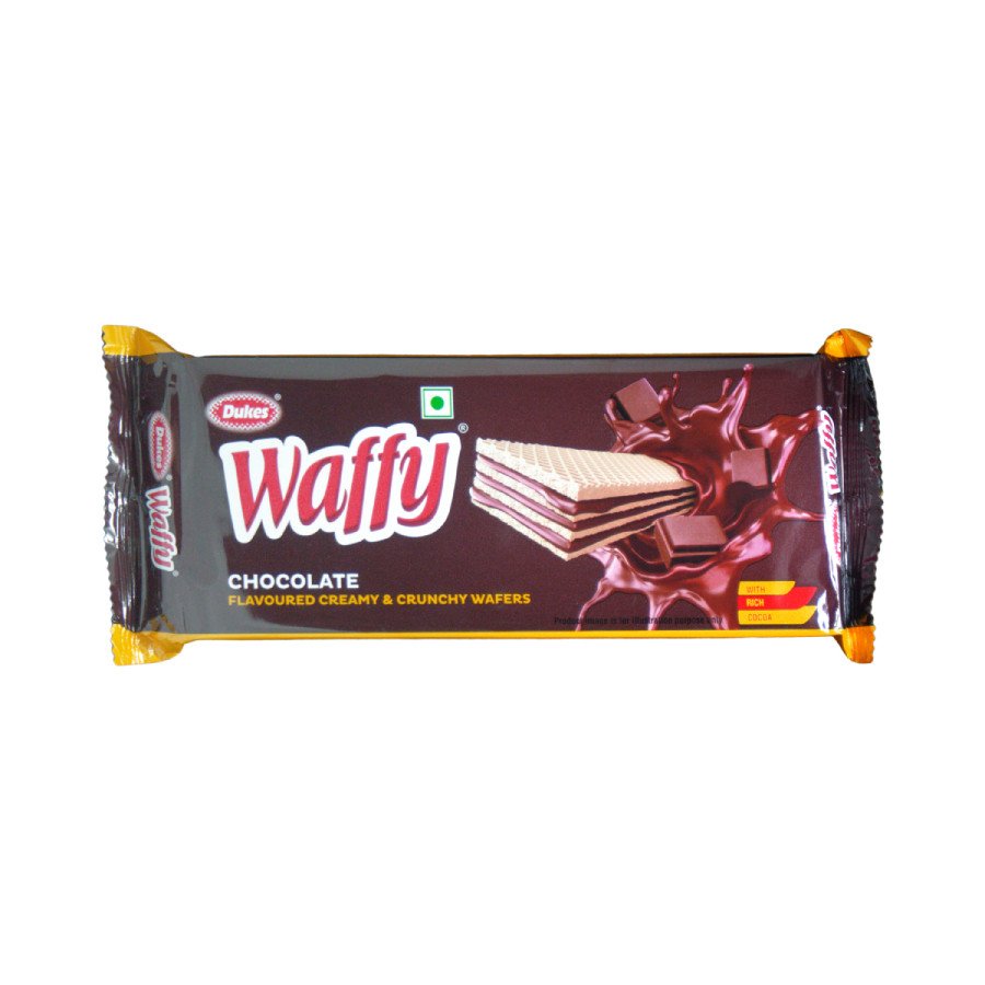 Dukes - Waffy Chocolate Flavoured Creamy & Crunchy Wafers 60g