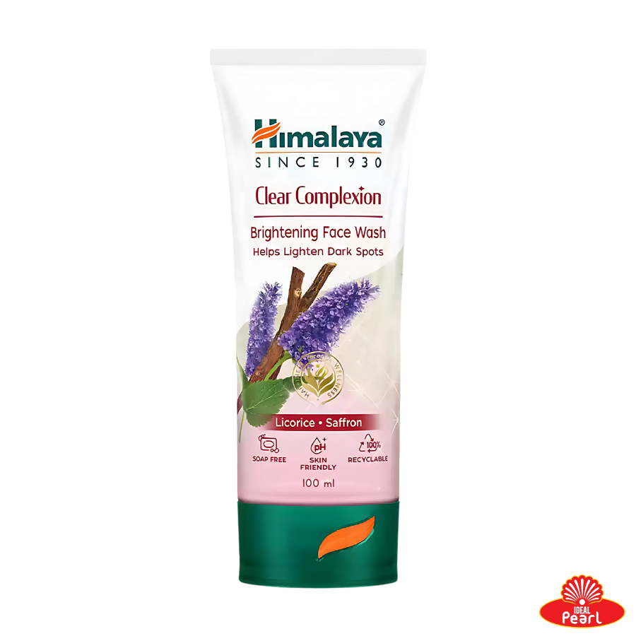 HIMALAYA LICORICE & SAFFRON BRIGHTENING FACE WASH - 100ML