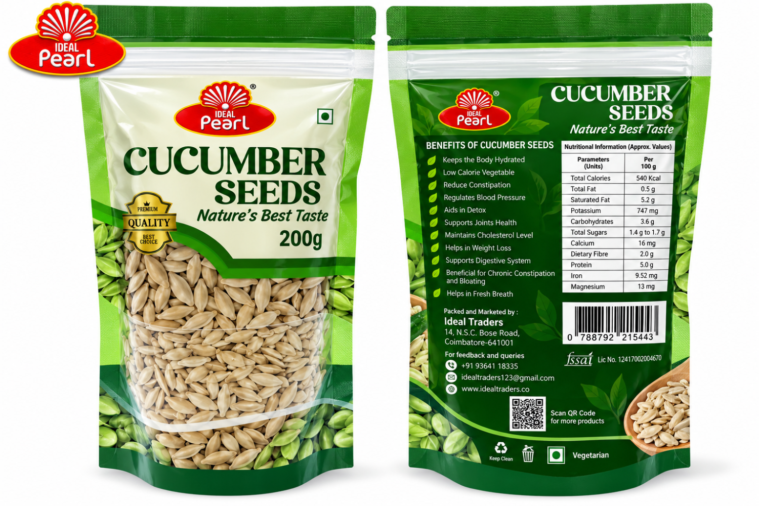 Cucumber Seeds (200g)