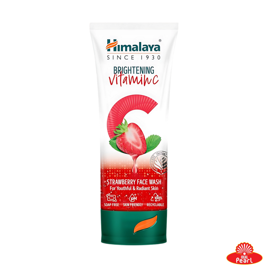 HIMALAYA BRIGHTENING VITAMIN C STRAWBERRY FACE WASH - 100ML
