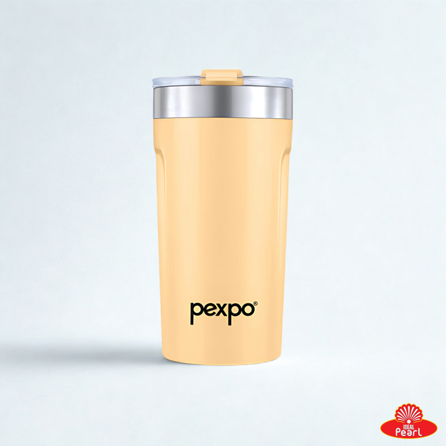 PEXPO BREW MATE STAINLESS STEEL TUMBLER 325ML (PINK, YELLOW)