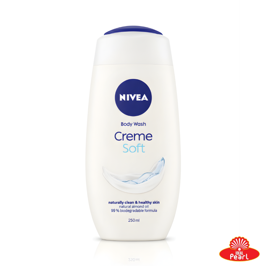 NIVEA BODY WASH CREME SOFT NATURALLY CLEAN & HEALTHY SKIN - 250ML