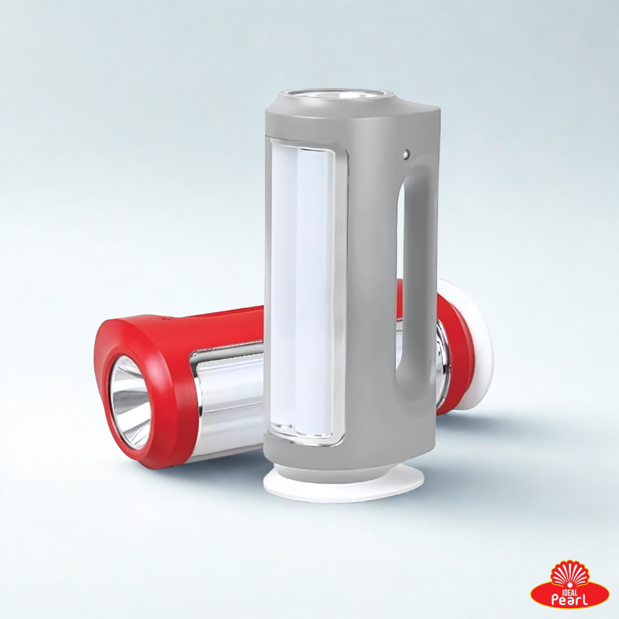 PHILIPS HELIO RECHARGEABLE LED LANTERN (RED & GREY)