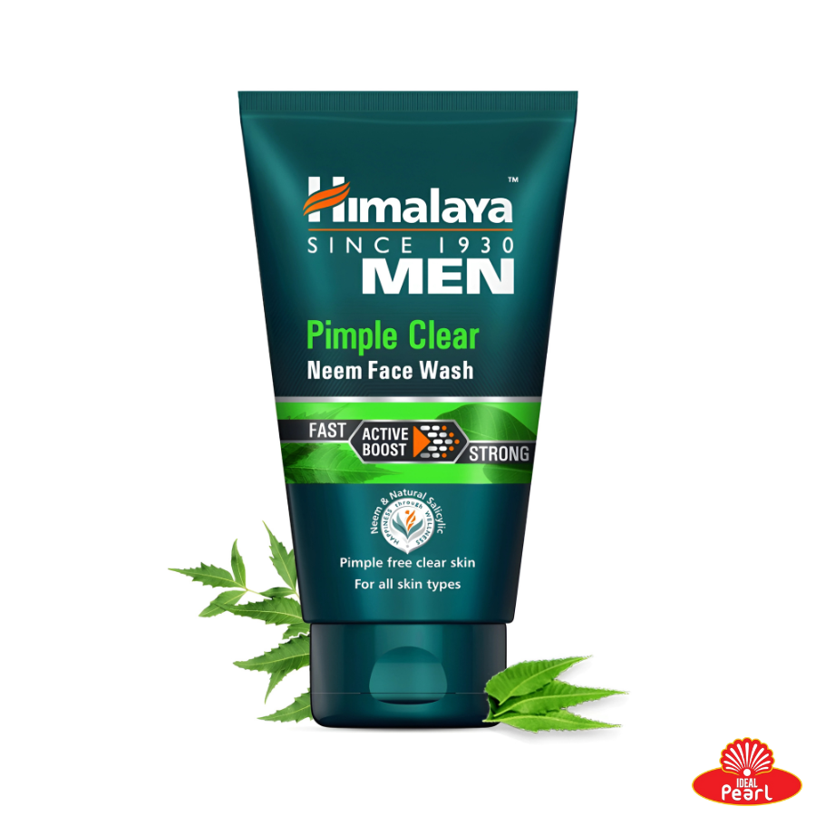 HIMALAYA MEN PIMPLE CLEAR NEEM FACE WASH 100ML