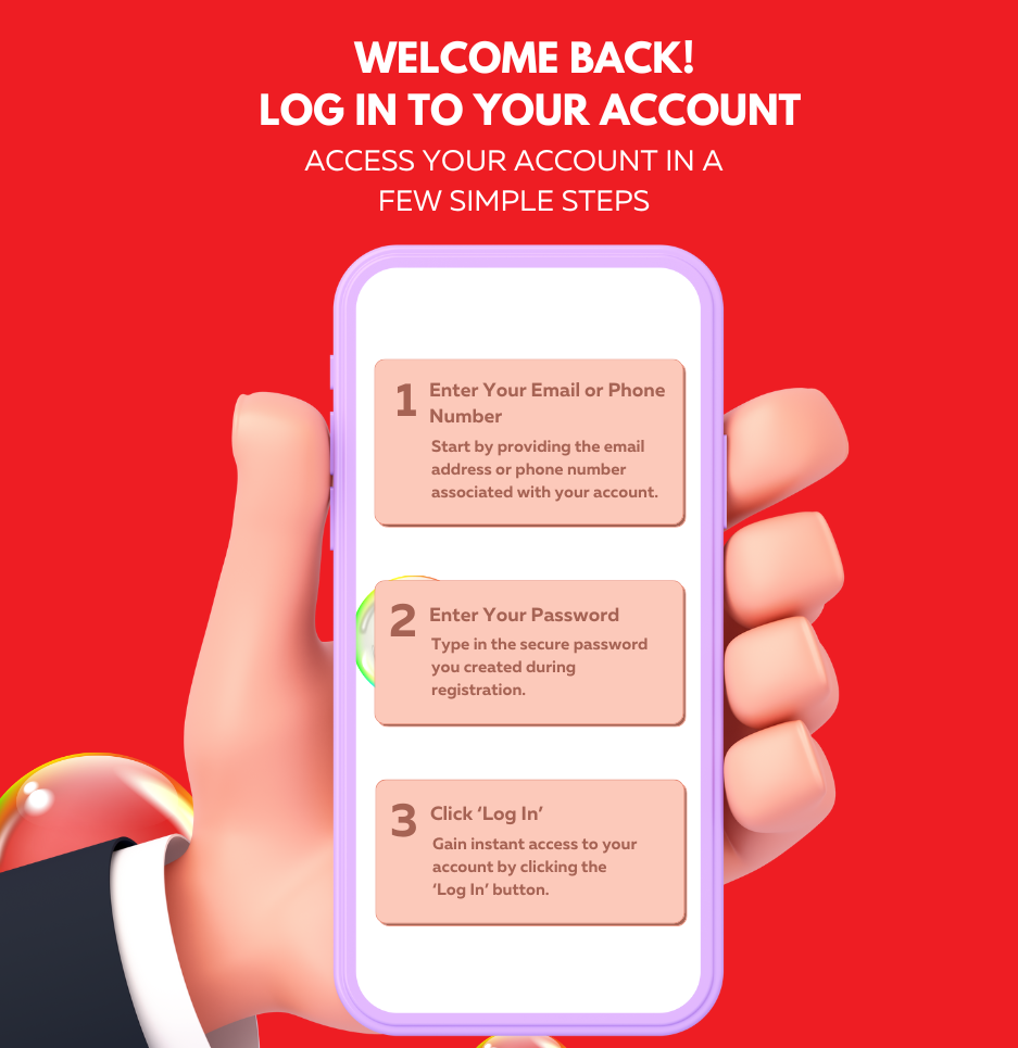 Customer Login page Image