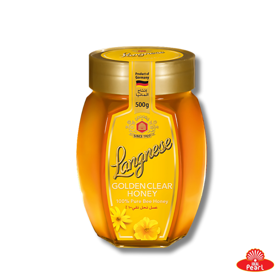 LANGNESE GOLDEN CLEAR HONEY 100% PURE BEE HONEY (500G)